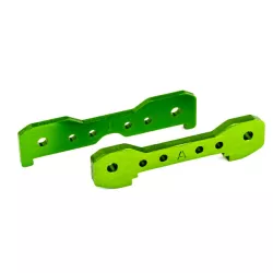 TIE BARS, FRONT, 6061-T6 ALUMINUM (GREEN-ANODIZED) (FITS SLEDGE)