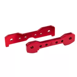 TIE BARS, FRONT, 6061-T6 ALUMINUM (RED-ANODIZED) (FITS SLEDGE)