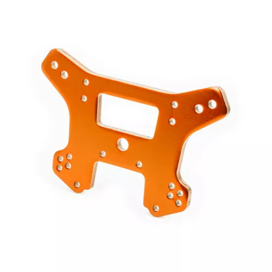 Shock tower, front, 6061-T6 aluminum (orange-anodized)