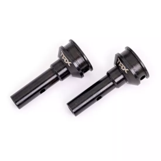 Stub axles, hardened steel (2) (for steel constant-velocity driveshafts) (fits Sledge)