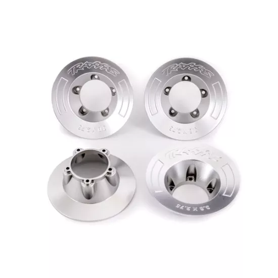 Wheel covers, satin chrome (4) (fits #9572 wheels)