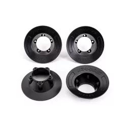 Wheel covers, black (4) (fits #9572 wheels)