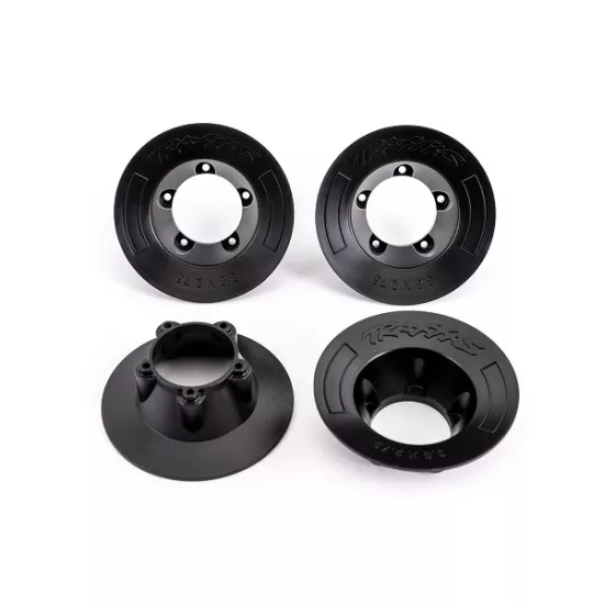 Wheel covers, black (4) (fits #9572 wheels)