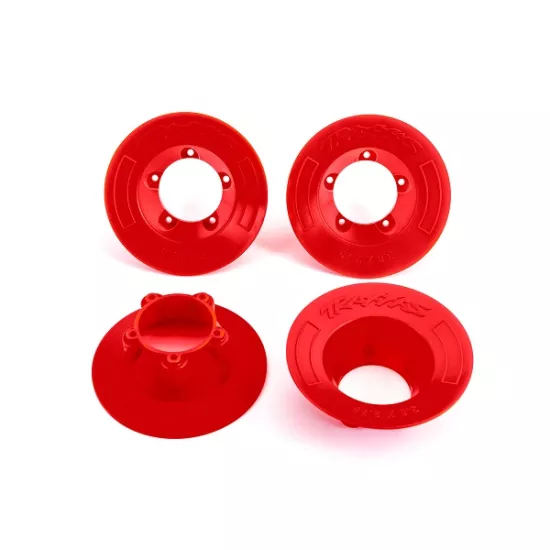 Wheel covers, red (4) (fits #9572 wheels)