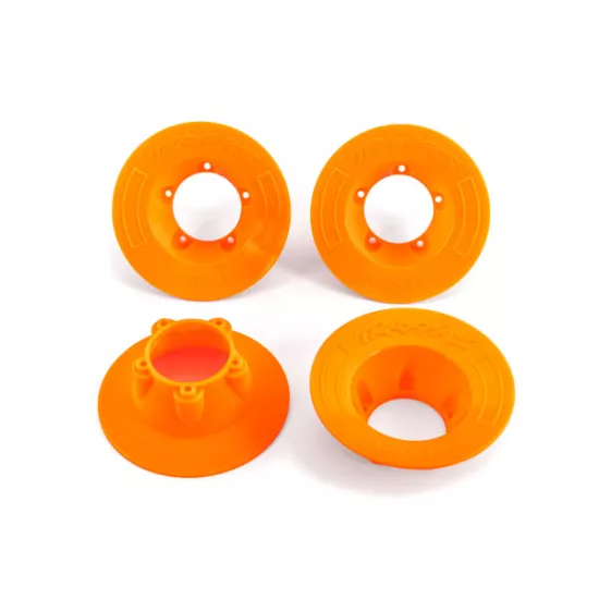 Wheel covers, orange (4) (fits #9572 wheels)