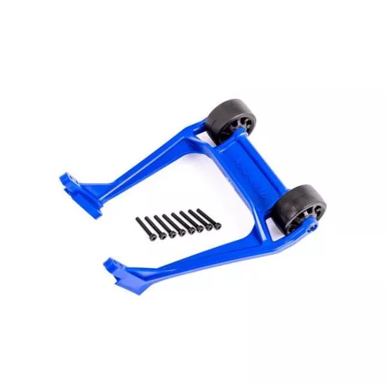 Wheelie bar, blue (assembled)