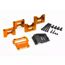 Mount, center differential carrier, 6061-T6 aluminum (orange-anodized)