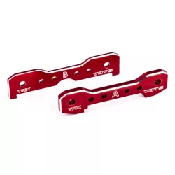 Tie bars, front, 7075-T6 aluminum (red-anodized) (fits Sledge)