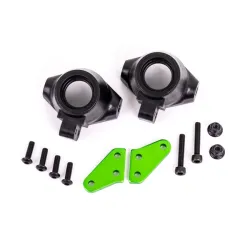 Steering block arms (aluminum, green-anodized) (2)/ steering blocks, left or right