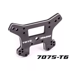 Shock tower, front, 7075-T6 aluminum (dark titanium-anodized) (fits Sledge)