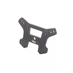 Shock tower, front, 5mm (carbon fiber) (fits Sledge)