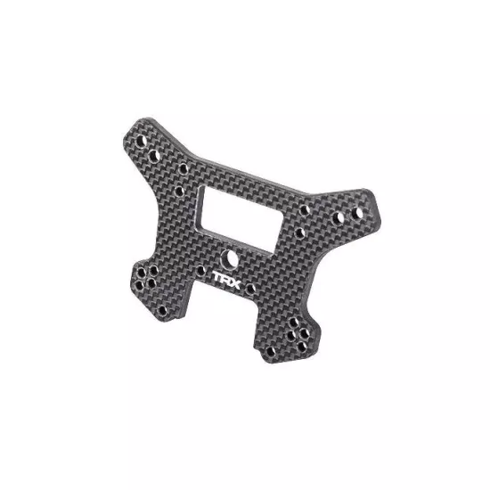 Shock tower, front, 5mm (carbon fiber) (fits Sledge)