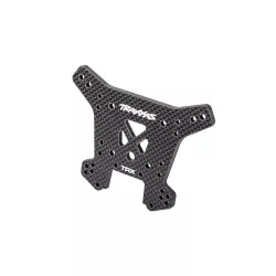 Shock tower, rear, 5mm (carbon fiber) (fits Sledge)