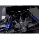 Shock tower, rear, 5mm (carbon fiber) (fits Sledge)