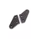 Steering block arms, carbon fiber (2) (fits #9635 series & 9637 series steering blocks)