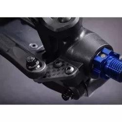 Steering block arms, carbon fiber (2) (fits #9635 series & 9637 series steering blocks)