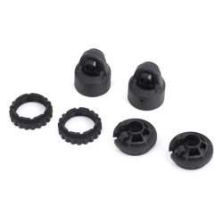 Shock caps, GT-Maxx shocks (2)/ spring perch/ adjusters (2) (for 2 shocks) (for Sledge)