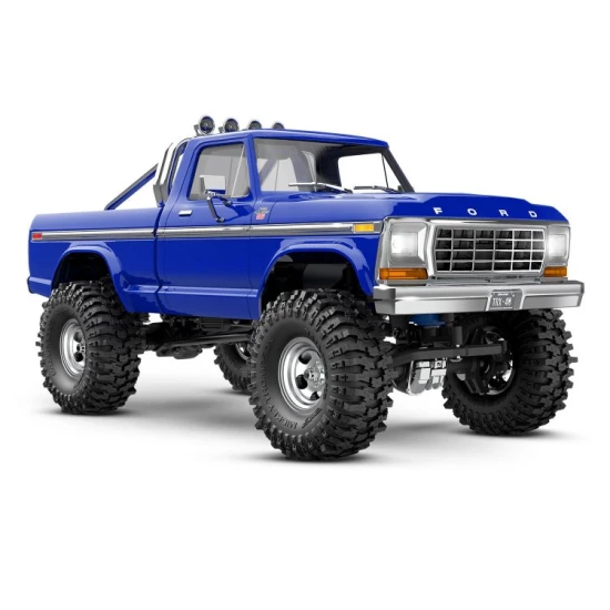 TRX-4M High Trail Crawler with Ford F-150 Truck Body: 1/18-Scale 4WD Electric Truck Blue