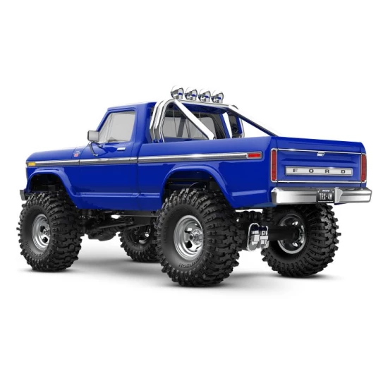 TRX-4M High Trail Crawler with Ford F-150 Truck Body: 1/18-Scale 4WD Electric Truck Blue