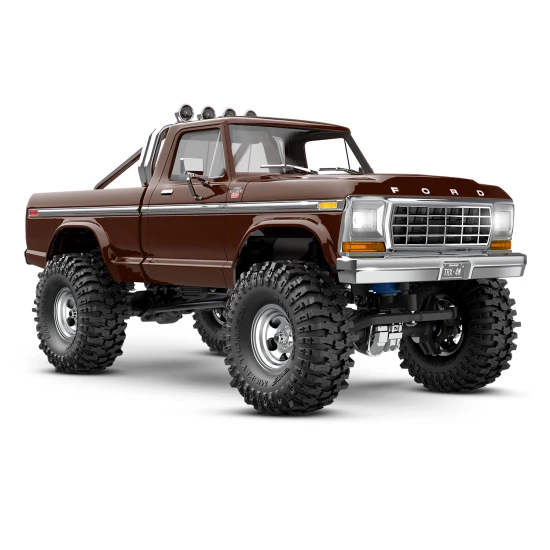 TRX-4M High Trail Crawler with Ford F-150 Truck Body: 1/18-Scale 4WD Electric Truck Brown
