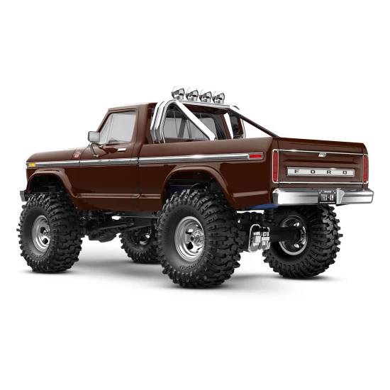 TRX-4M High Trail Crawler with Ford F-150 Truck Body: 1/18-Scale 4WD Electric Truck Brown