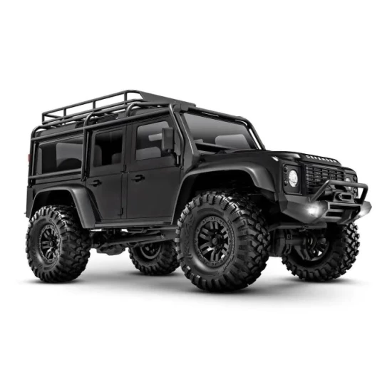 TRX-4M 1/18 Scale and Trail Crawler Land Rover 4WD Electric Truck with TQ black