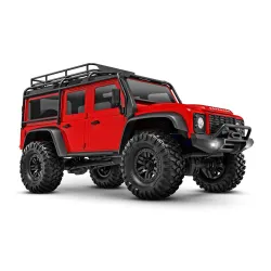 TRX-4M 1/18 Scale and Trail Crawler Land Rover 4WD Electric Truck with TQ Red