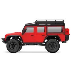 TRX-4M 1/18 Scale and Trail Crawler Land Rover 4WD Electric Truck with TQ Red