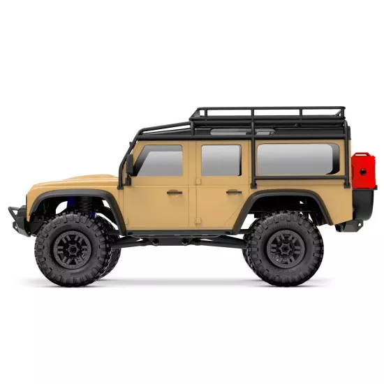 TRX-4M 1/18 Scale and Trail Crawler Land Rover 4WD Electric Truck with TQ black