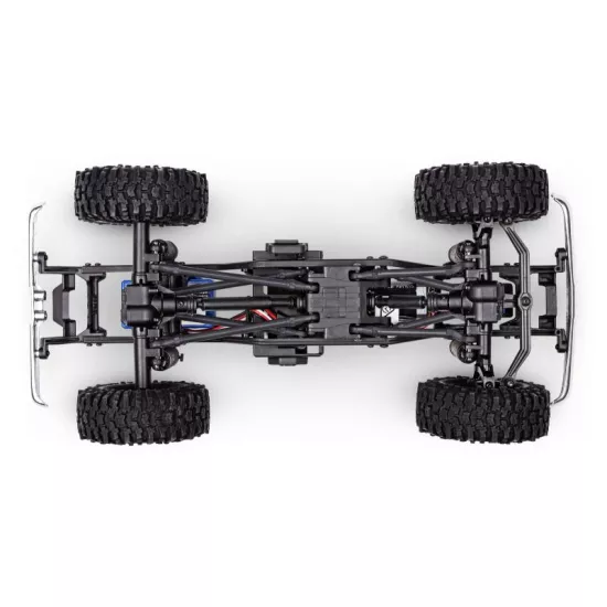 TRX-4M High Trail Crawler with 1979 Chevrolet K10 Truck Body: 1/18-Scale 4WD Electric Truck Rood