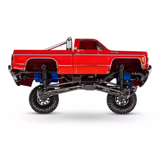 TRX-4M High Trail Crawler with 1979 Chevrolet K10 Truck Body: 1/18-Scale 4WD Electric Truck Rood