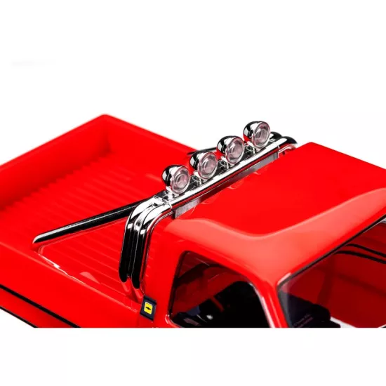 TRX-4M High Trail Crawler with 1979 Chevrolet K10 Truck Body: 1/18-Scale 4WD Electric Truck Rood