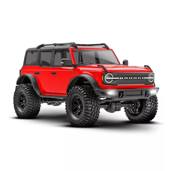 Traxxas TRX-4M 1/18 Scale and Trail Crawler Ford  Bronco 4WD Electric Truck with TQ Red