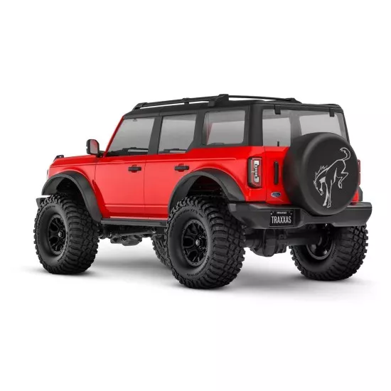 Traxxas TRX-4M 1/18 Scale and Trail Crawler Ford  Bronco 4WD Electric Truck with TQ Red