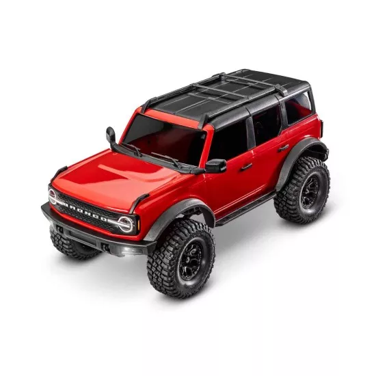 Traxxas TRX-4M 1/18 Scale and Trail Crawler Ford  Bronco 4WD Electric Truck with TQ Red