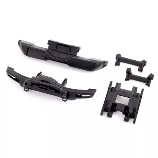Front bumper with winch/ rear bumper/ bumper mounts, front & rear/ center skidplate