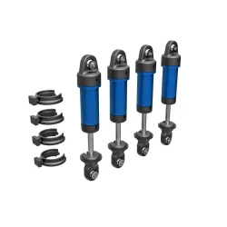 Shocks, GTM, 6061-T6 aluminum (blue-anodized) (fully assembled w/o springs) (4)