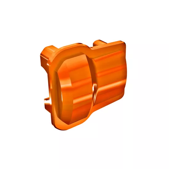 Axle cover, 6061-T6 aluminum (orange-anodized) (2)/ 1.6x12mm BCS (with threadlock) (8)