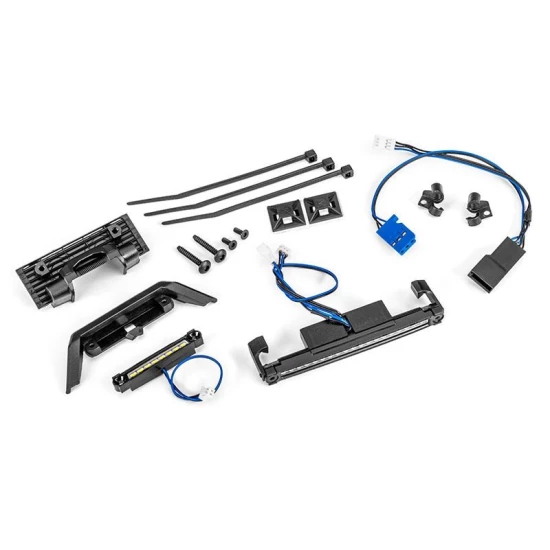 LED light bar kit, TRX-4M (includes front light bar, roof light bar, mounts, hardware) (fits #9711 or 9712 bodies)
