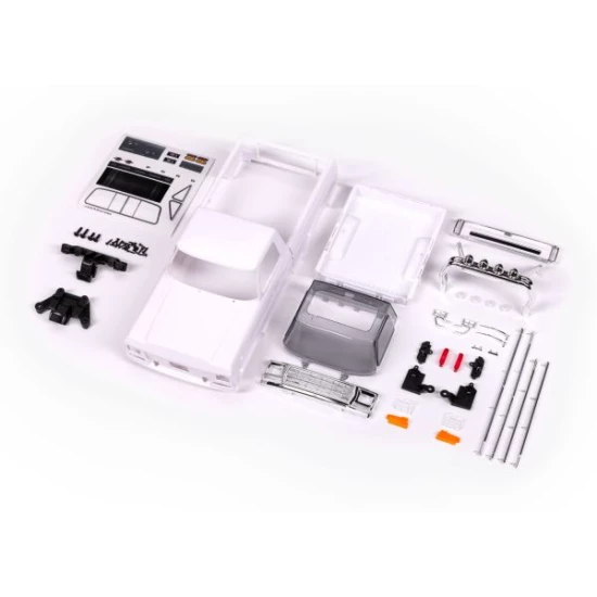 Body,  Ford F-150 Truck (1979), complete (unassembled) (white, requires painting) (includes grille, side mirrors, door handles, roll bar, windshield wipers, side trim, & clipless mounting) (requires #9834 front & rear bumpers)