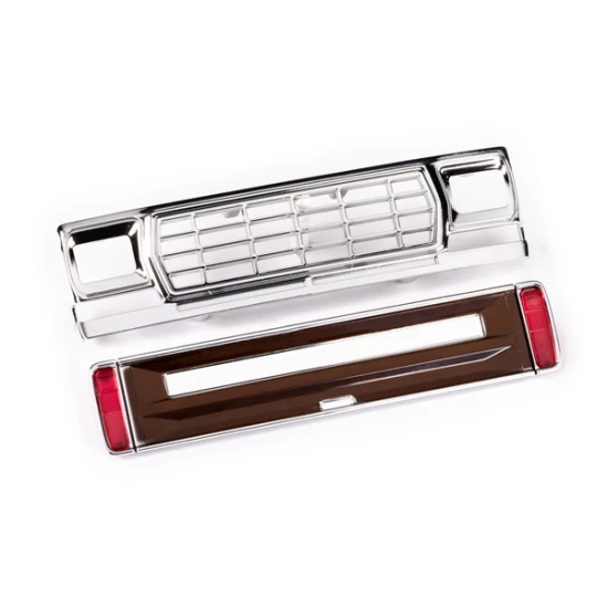 Front grille/ tailgate panel (brown)/ LED lenses (rear, left & right) (fits #9812 body)