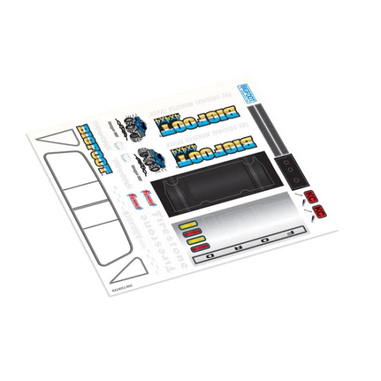 Decal sheet, 1/18 scale TRX-4MT  Bigfoot  No. 1