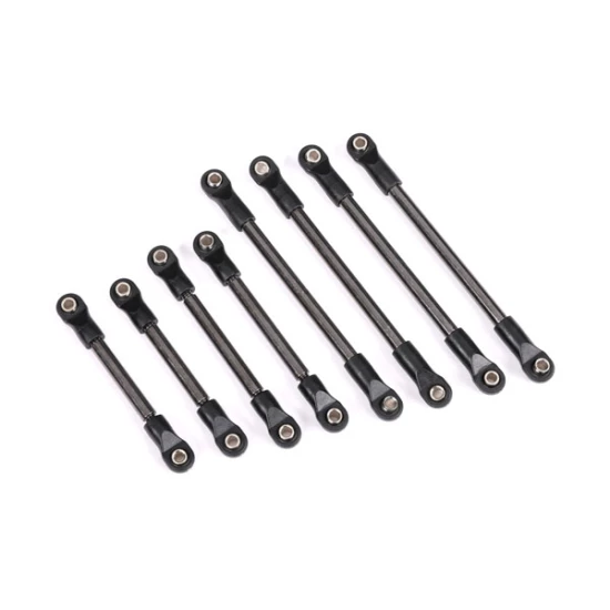 Suspension link set, steel (includes 4x55mm front lower links (2), 4x48mm front upper links (2), 4x74mm rear lower or upper links (4))