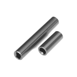 Driveshafts, center, female, 6061-T6 aluminum (dark titanium-anodized) (front & rear) (for use with 9751 metal center driveshafts) (fits 1/18 TRX-4M vehicles with 161mm wheelbase)