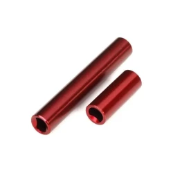 Driveshafts, center, female, 6061-T6 aluminum (red-anodized) (front & rear) (for use with #9751 metal center driveshafts) (fits 1/18 TRX-4M vehicles with 161mm wheelbase)