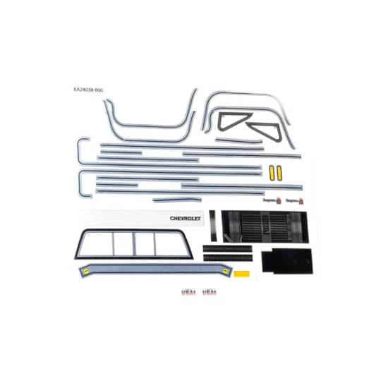 Decal sheet, 1/18 scale TRX-4M  Chevrolet K10 Monster Truck (1979)