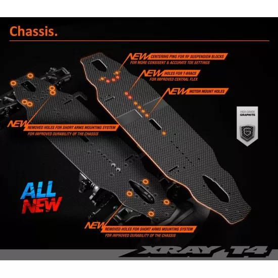 Xray T4 2021 - Graphite Edition - 1/10 Luxury Electric Tc