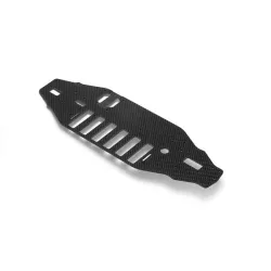 T2'009 Chassis 2.5Mm FRP - 6-Cell - Rubber-Spec, X301128