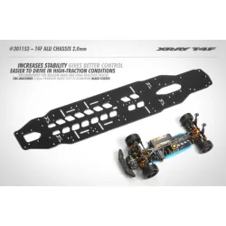 T4F Alu Flex Chassis 2.0Mm - Swiss 7075 T6