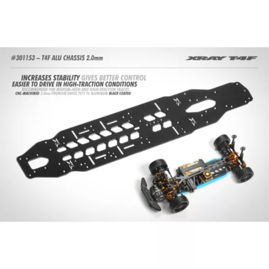 T4F Alu Flex Chassis 2.0Mm - Swiss 7075 T6